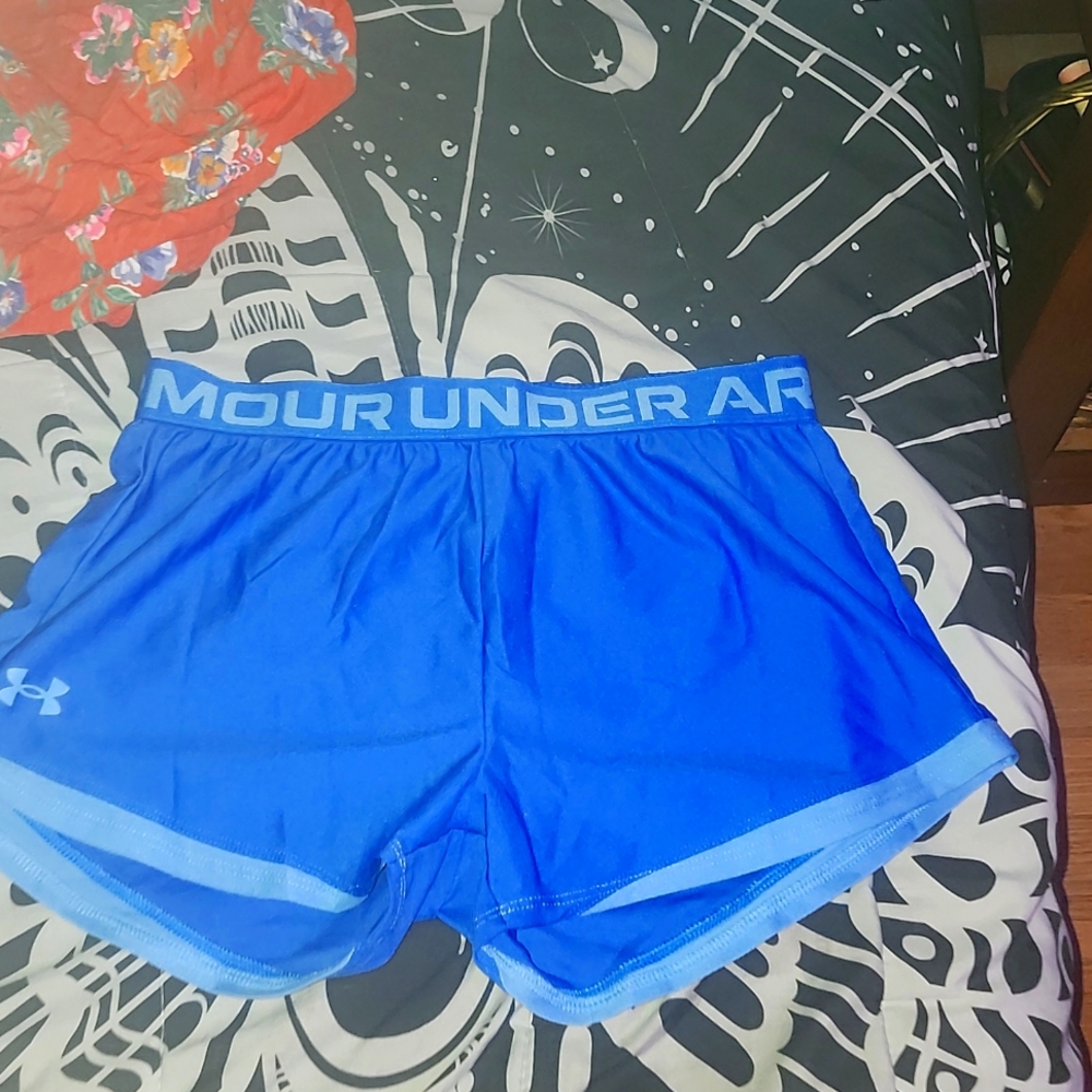 Blue under armour shorts